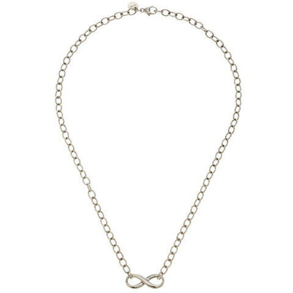 Tiffany & Co Infinity Pendant Necklace Chain Necklace Line Symbolizing eternal